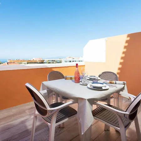Playa Vistas With Breathtaking Sea View, Only 100 M To The Sea, Heated Pool, Aircondition For A Fee, Wifi 公寓 美洲海滩